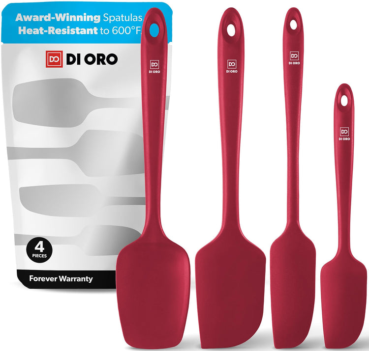 DI ORO Silicone Spatula Set (4 Count)