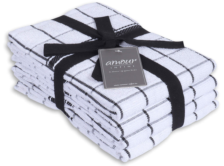Terry Cotton Kitchen Towels 4 (4 Count)