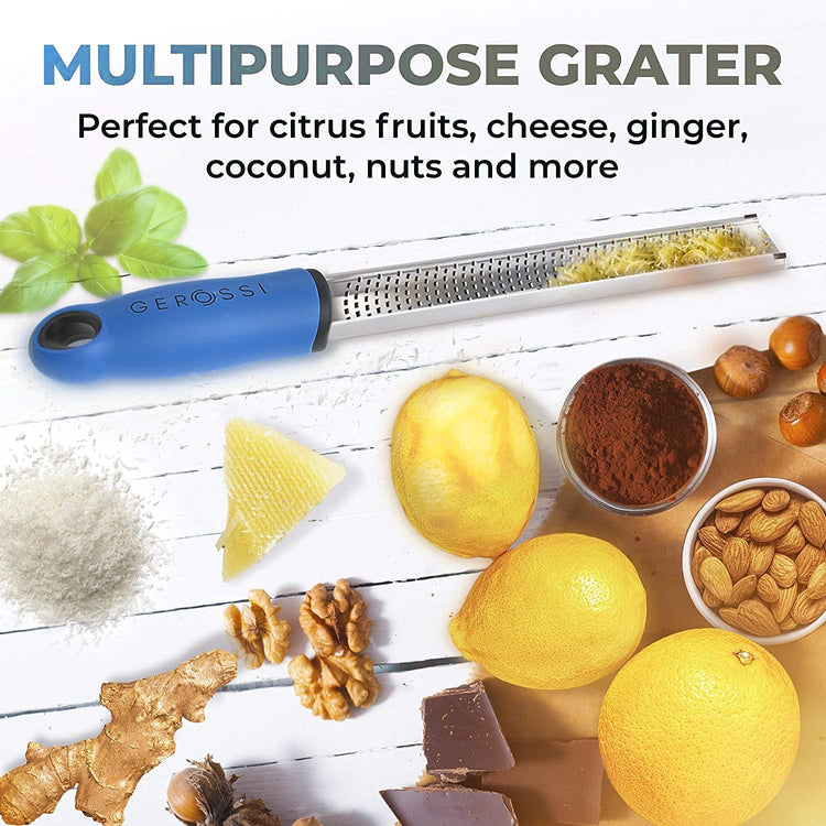 Stainless Steel Cheese Grater & Lemon Zester w
