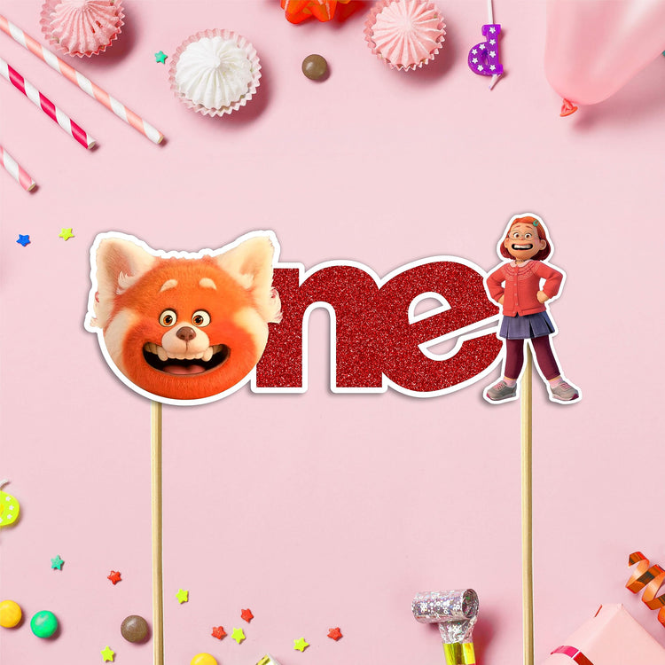 Trning Red One Cake Topper