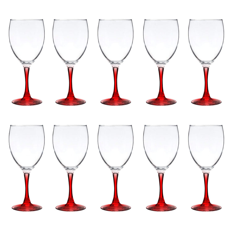 Nuance Wine Glasses by ARC 10.5 oz. Set of 10 (10 Count)