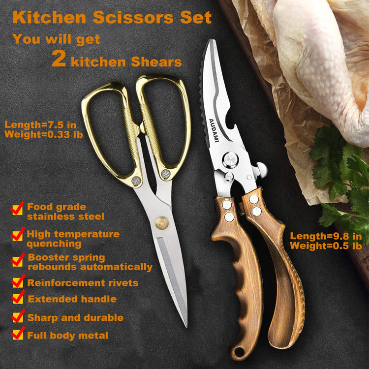 Premium Kitchen Shears 2 (2 Count)