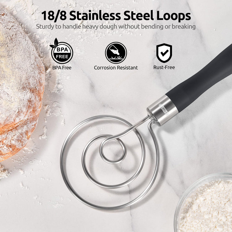Danish Dough Whisk 18