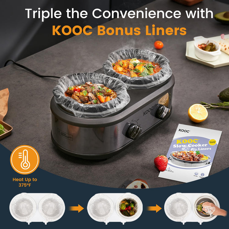 Double Small Slow Cooker