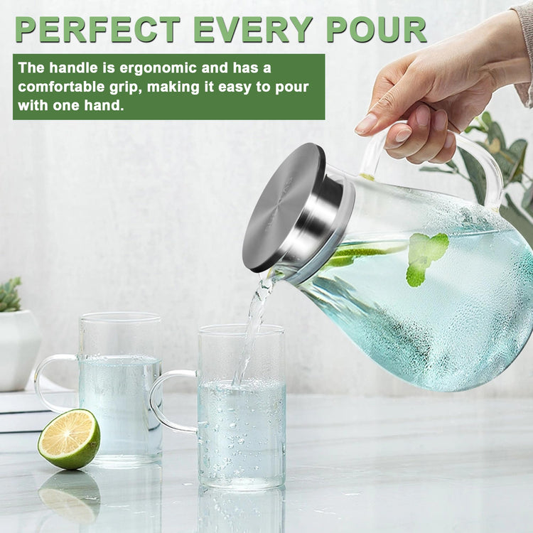 2.2 Liter 75oz Glass Pitcher