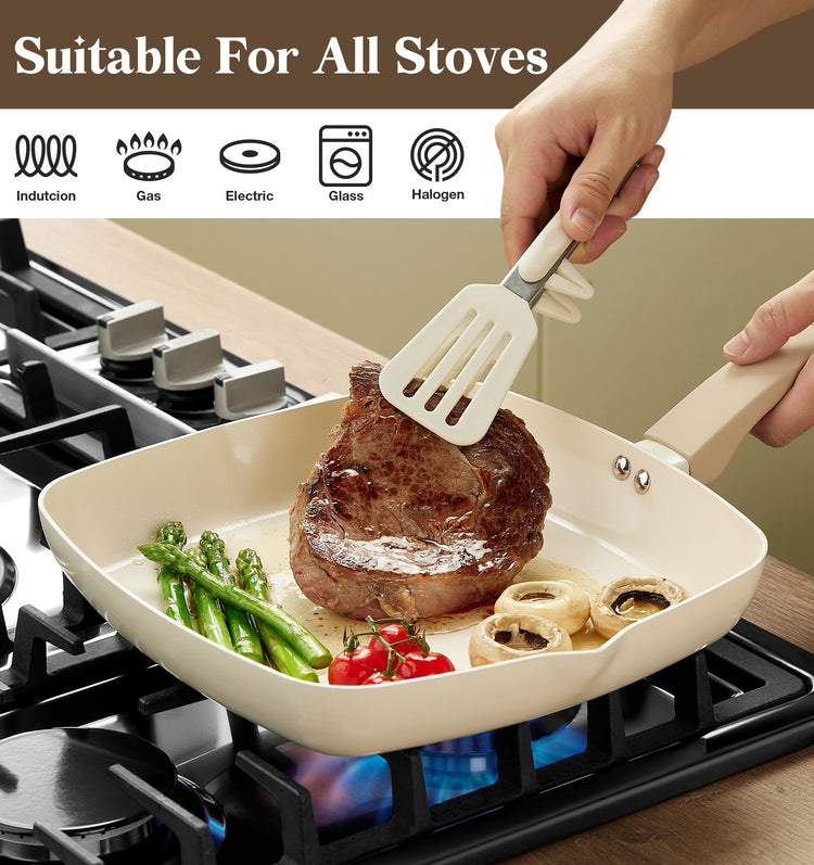 Nonstick Grill Pan for Stove Tops