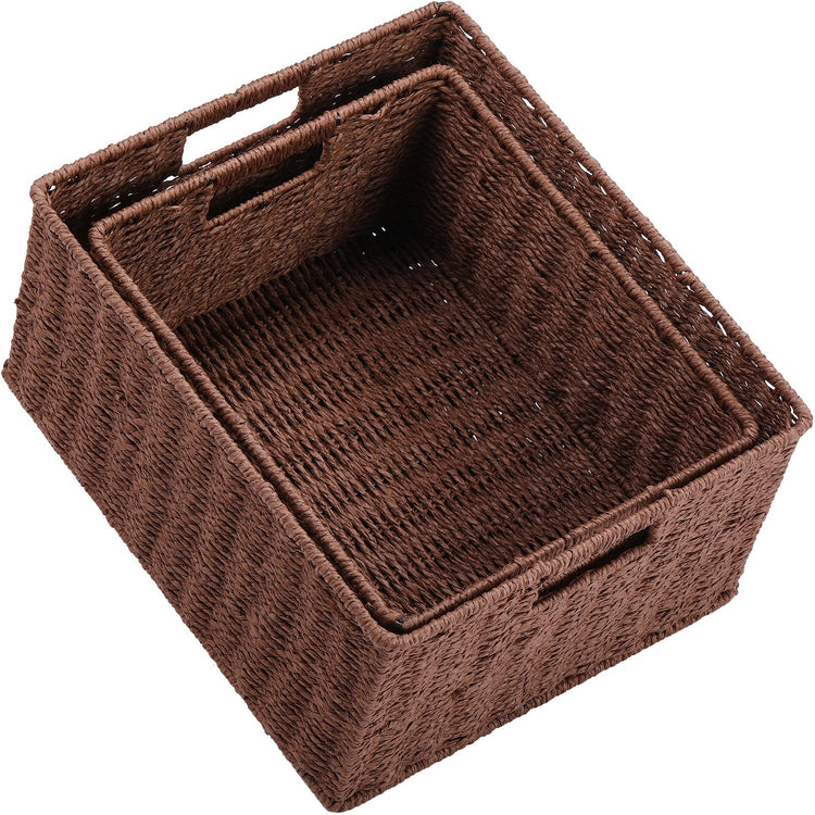 Large Woven Storage Baskets (2 Count)