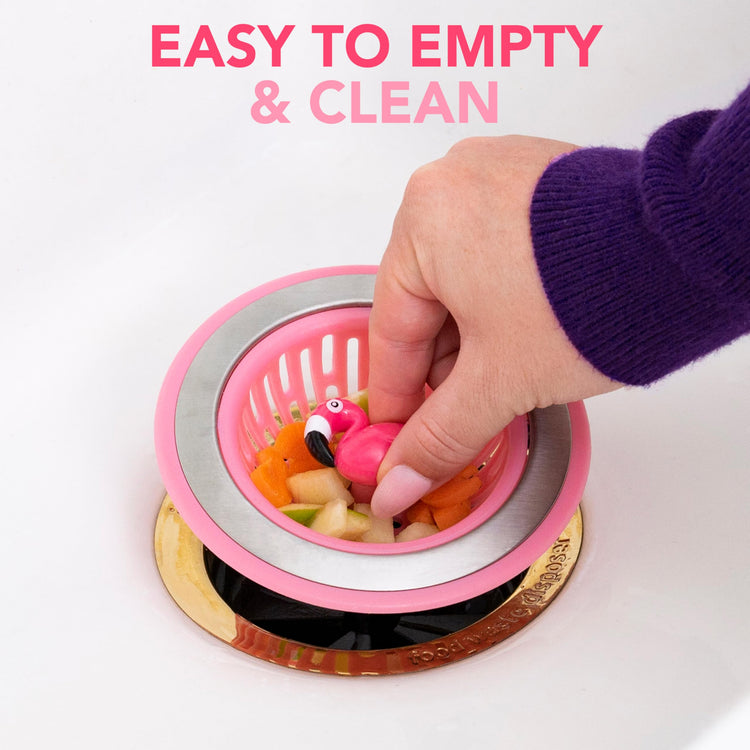 Flamingo Kitchen Sink Strainer Basket Garbage Disposal Drain Cover
