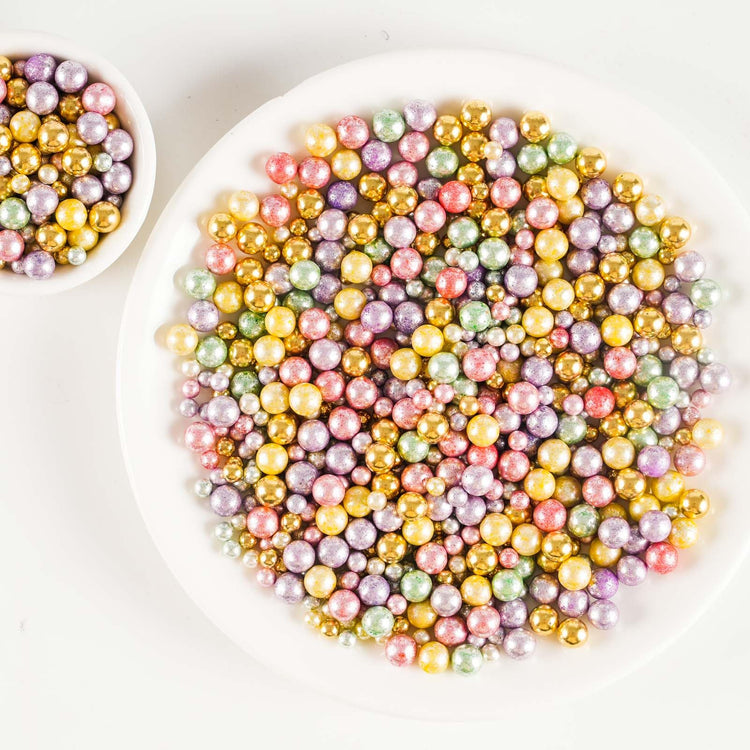 Pastel Pearl Sugar sprinkles (4.58 Ounce)