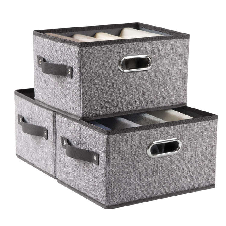 Fodable Storage Bins for Closet [3 (3 Count)