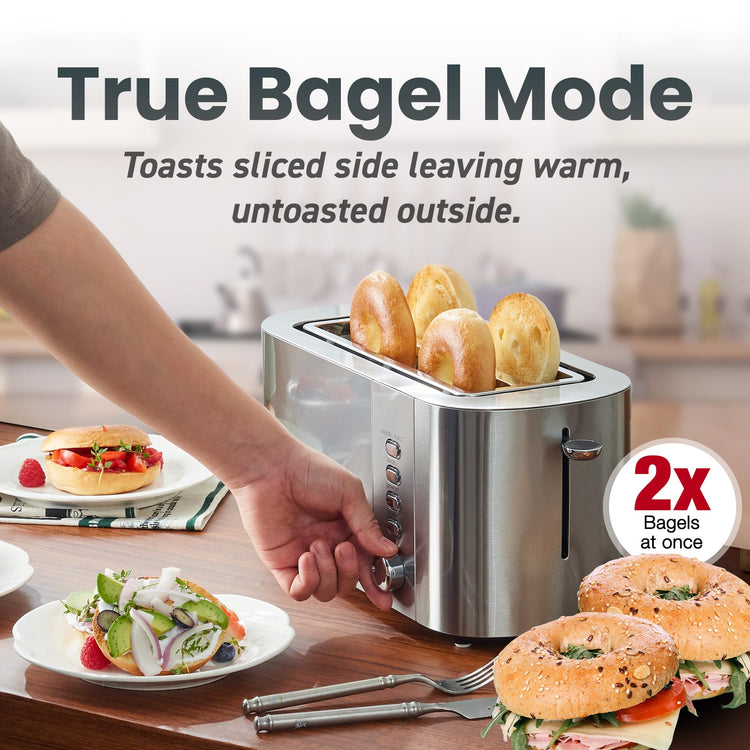 ECT4123X 4 Slice Long Slot Toaster