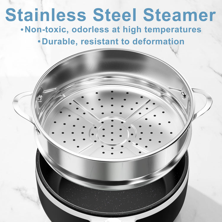 Hot Pot Electric with Steamer