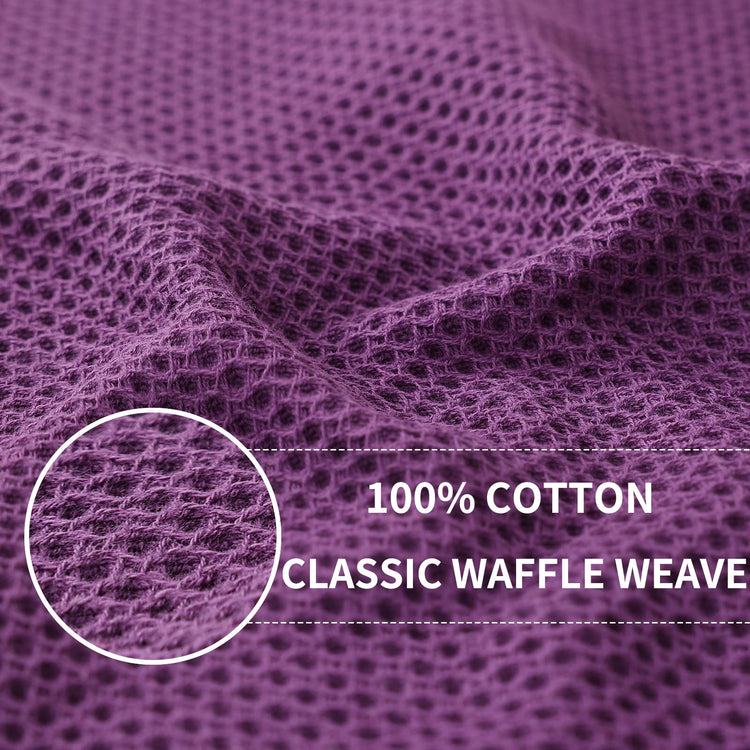 100% Cotton Waffle Weave Kitchen Dish Cloths 6 (6 Count)
