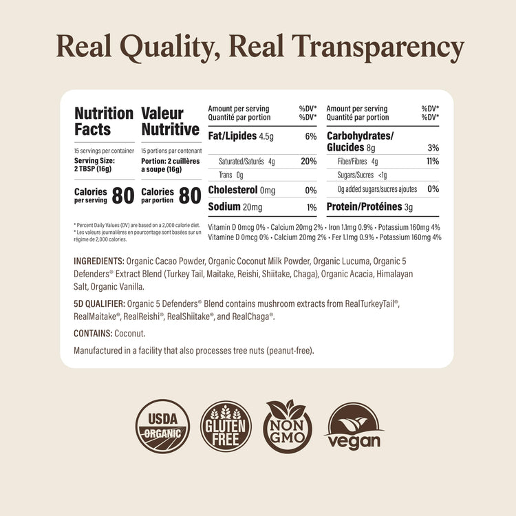 Organic Unsweetened Hot Chocolate Mix (8.46 Ounce)