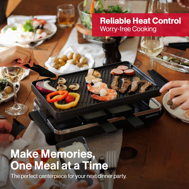 Classic 8 Person Raclette Party Grill