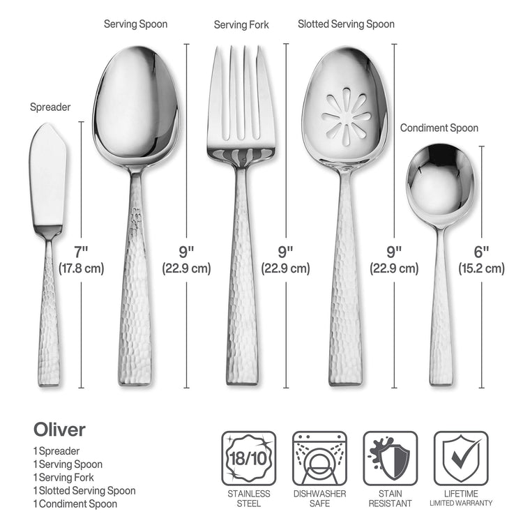 Oliver Flatware Set (65 Count)
