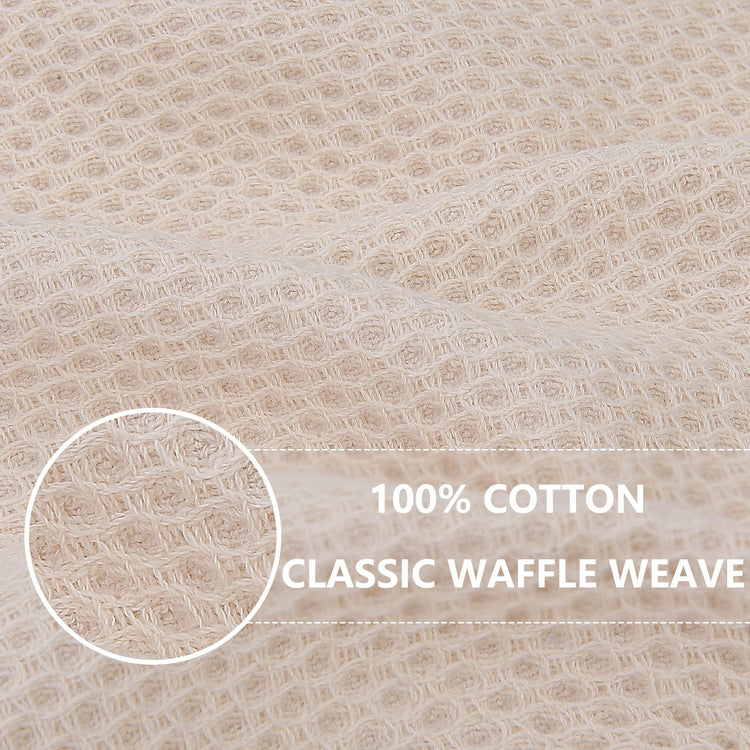 100% Cotton Waffle Weave Kitchen Dish Cloths 24 (24 Count)