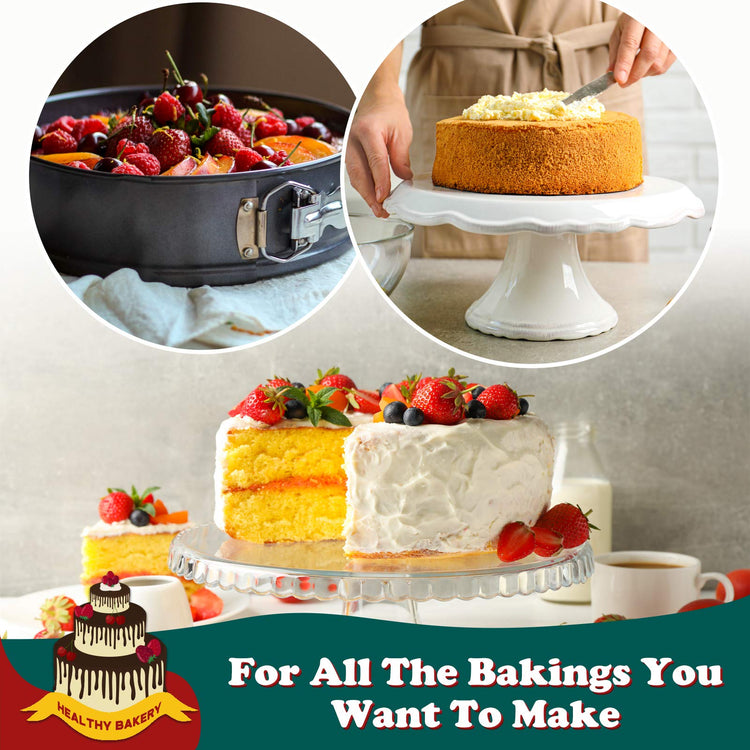 6 Inch Non stick Springform Pan with Removable Bottom