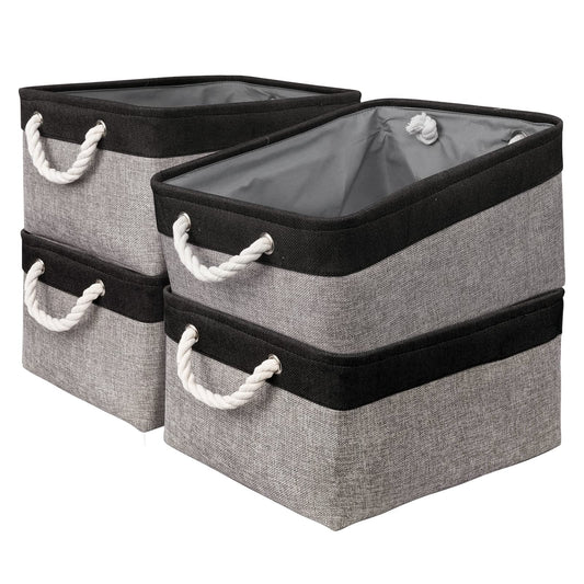 Storage Bins Storage Cubes Storage Containers for Organizing with Handles for Organizer Bins