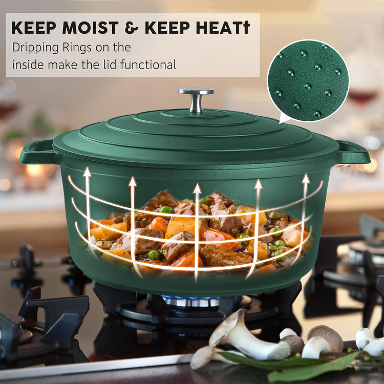 Large Dutch Oven Pot with Lid