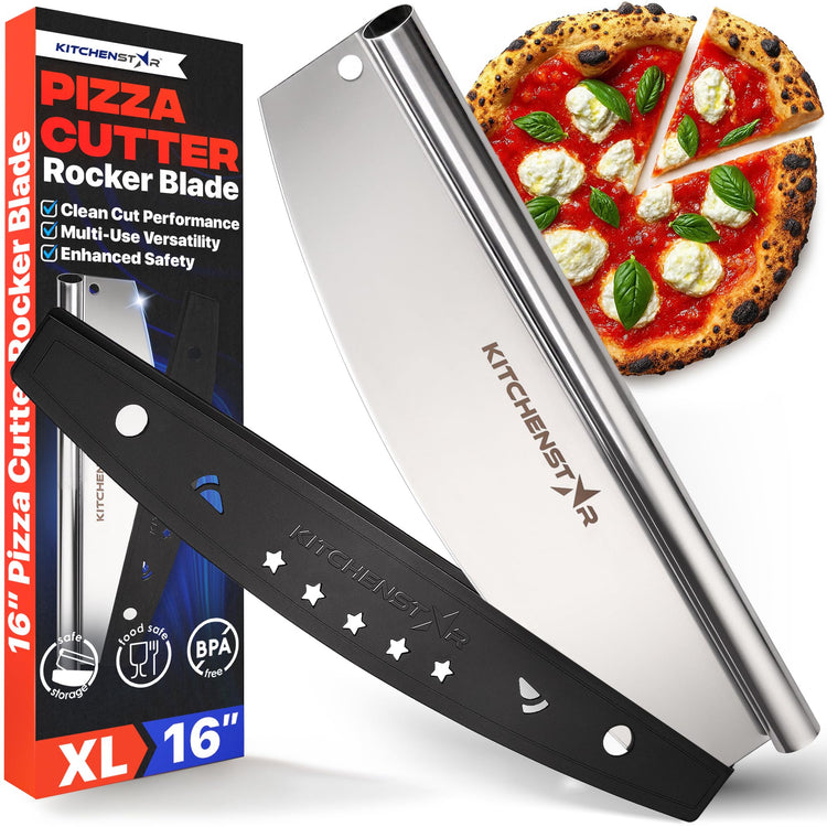 16 Inch Pizza Cutter Rocker Blade