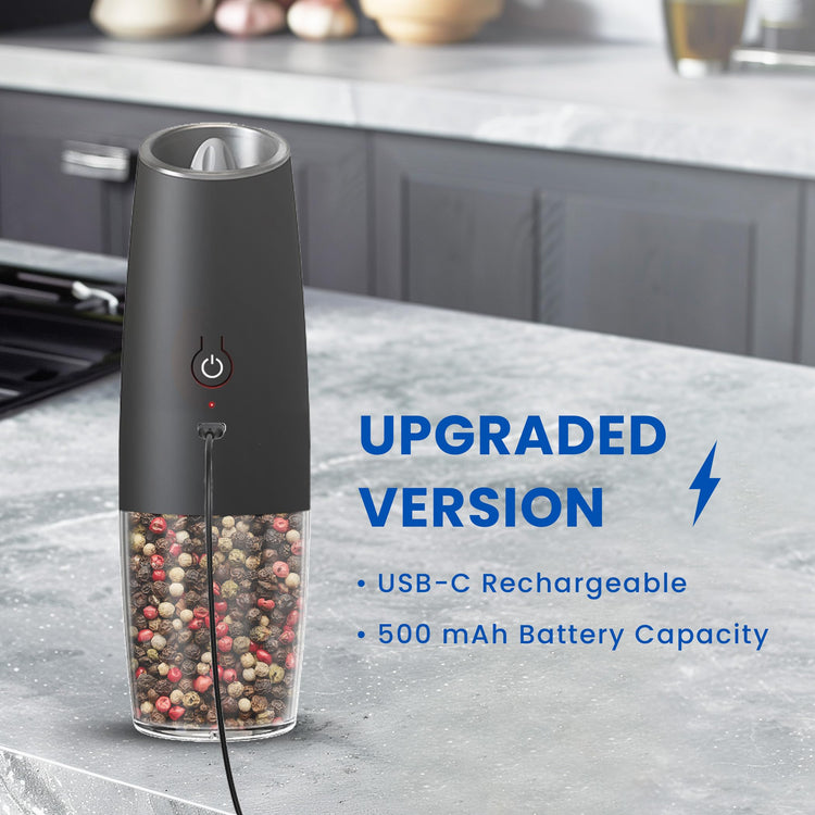 Rechargeable Salt And Pepper Grinder Set (2 Count)