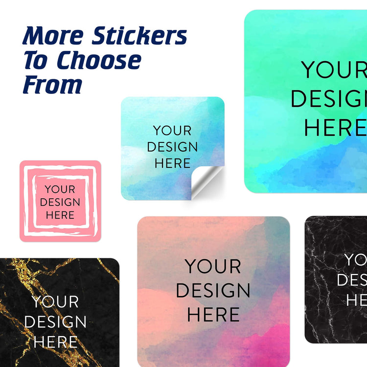 Custom Vinyl Stickers Your Image (100 Count)