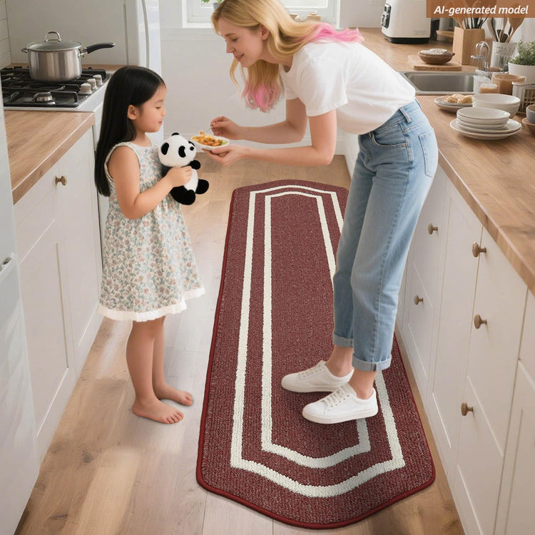 Long Kitchen Floor Mats and Rugs Non Slip Washable