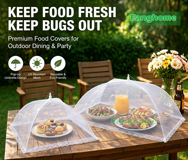Mesh Food Covers for Outdoors