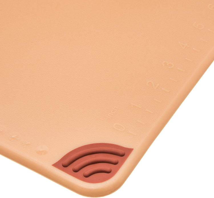 San Jamar Saf-T-Grip Plastic Cutting Board With Safety Hook, 12" x 18" x 0.5", Assorted Colors, (Set of 6)