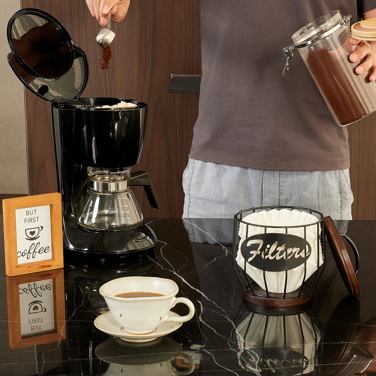 Coffee Filter Holder with Lid