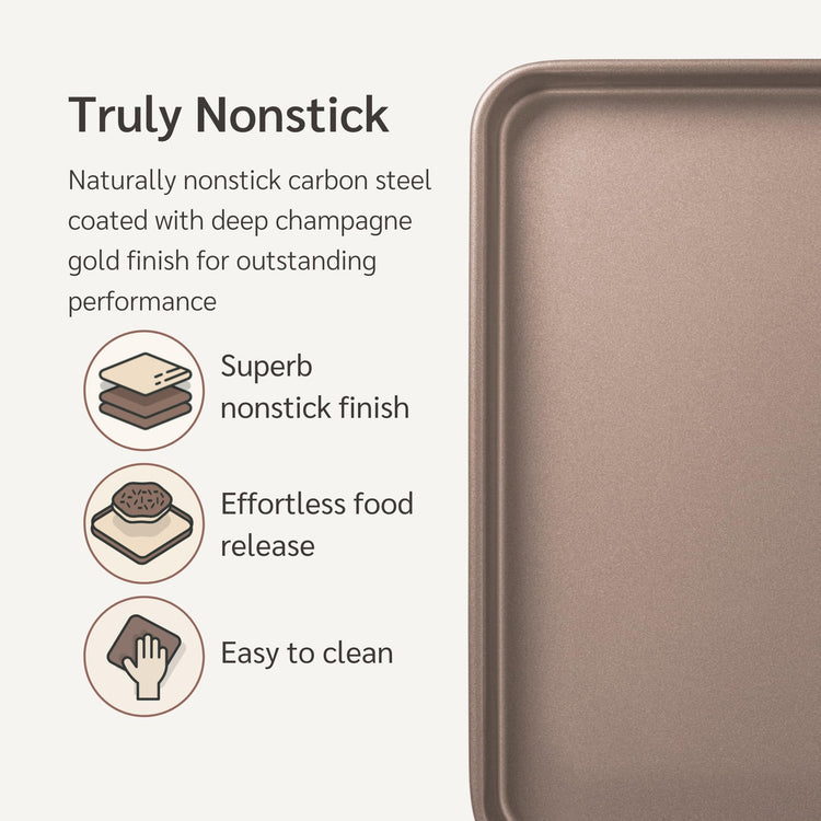 9 x 13 inch Nonstick Quarter Sheet Pan 2 (2 Count)