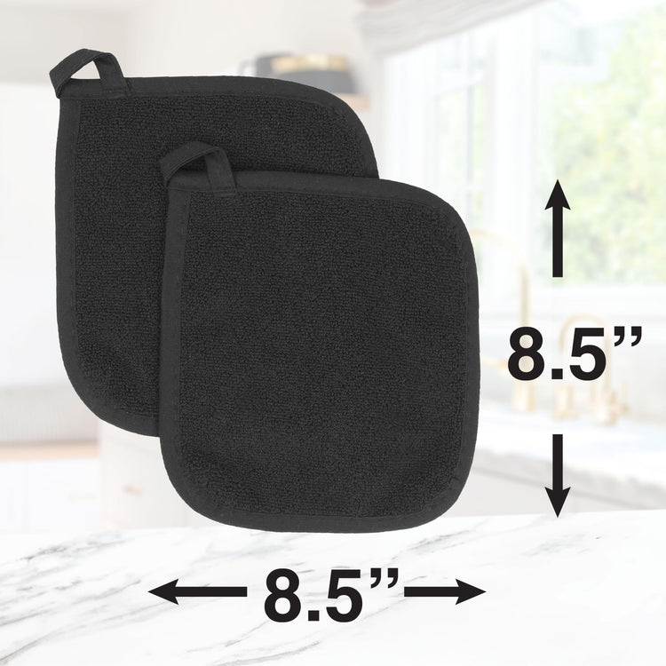 Terry Potholder & Hot Pad (4 Count)