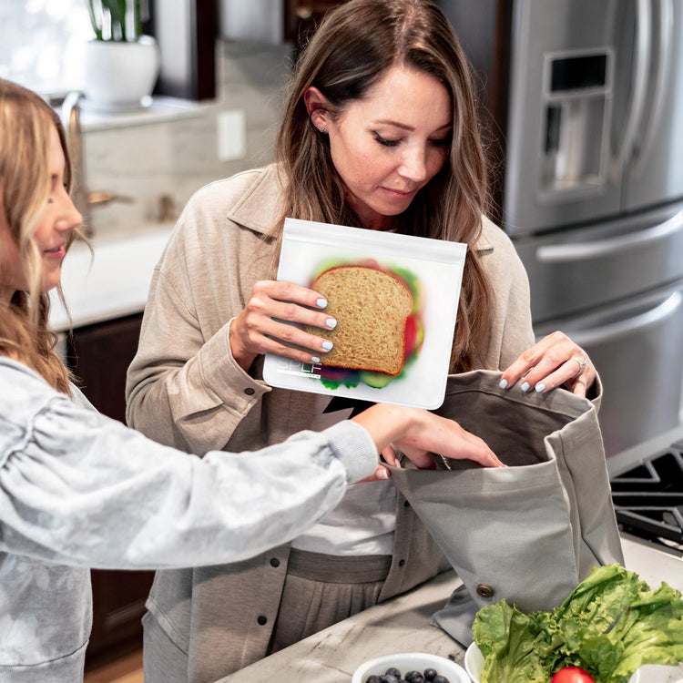12 Pack Dishwasher Safe Reusable Food Storage Bags