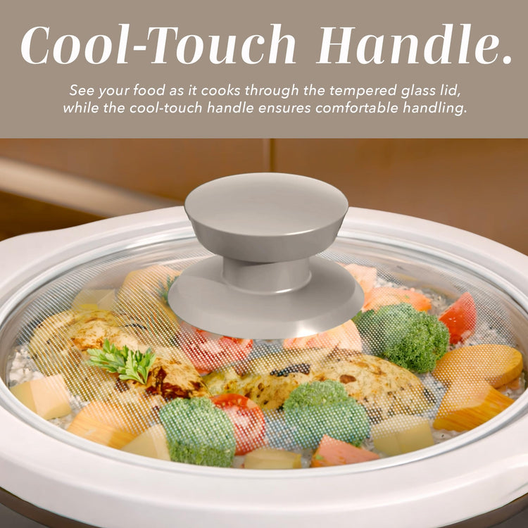 2QT Mini Electric Round Slow Cooker