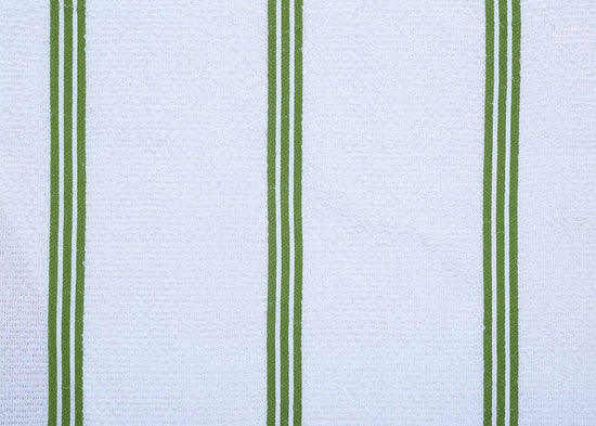 AMOUR INFINI Kitchen Towels Pack of 4 - Absorbent, Quick Drying Premium Cotton Tea Towel - Kitchen Linens 16x28 Inch Dish Towels with Hanging Loop (Green) - Nestoria