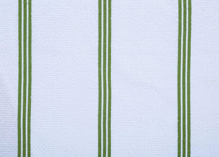 AMOUR INFINI Kitchen Towels Pack of 4 - Absorbent, Quick Drying Premium Cotton Tea Towel - Kitchen Linens 16x28 Inch Dish Towels with Hanging Loop (Green) - Nestoria