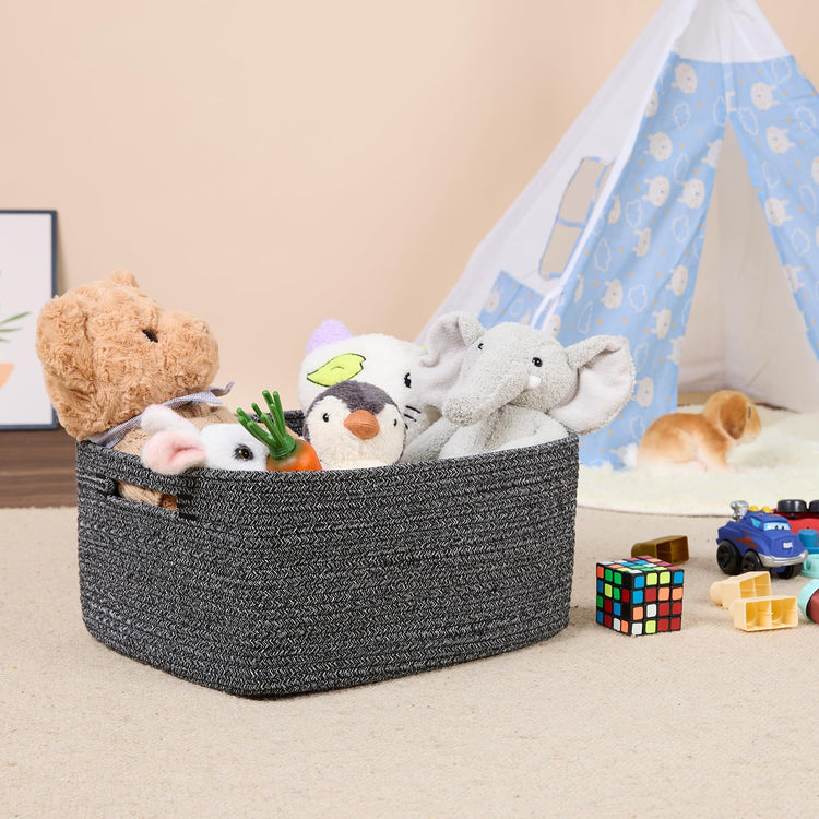 Large Storage Baskets for Shelves (2 Count)