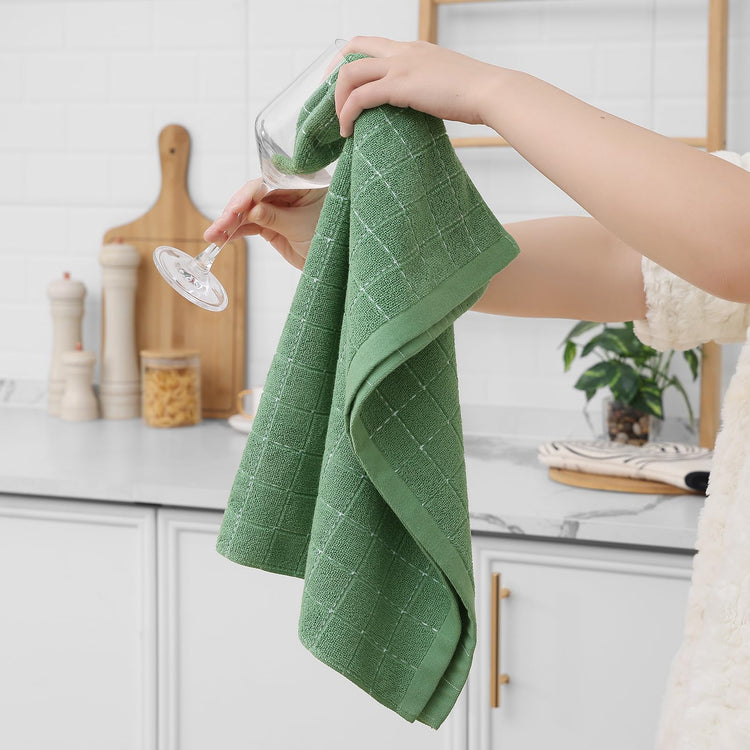 100% Cotton Terry Kitchen Towels (4 Count)