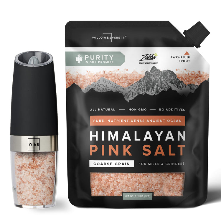 Electric Salt and Pepper Grinder Set