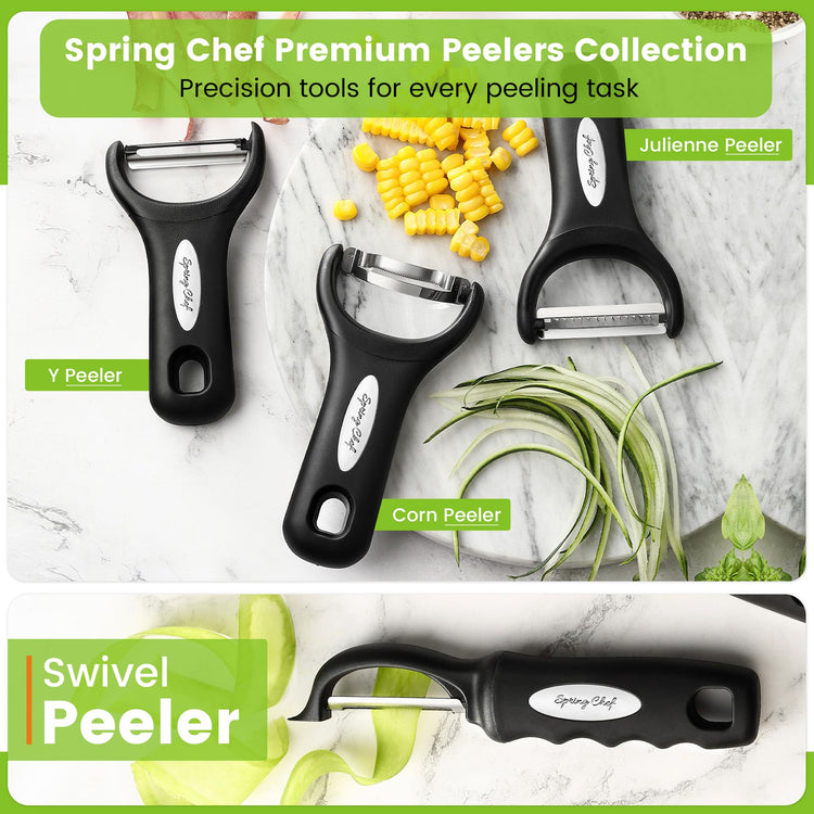 Set of 2 Stainless Steel Y Shaped Vegetable Peeler for Kitchen