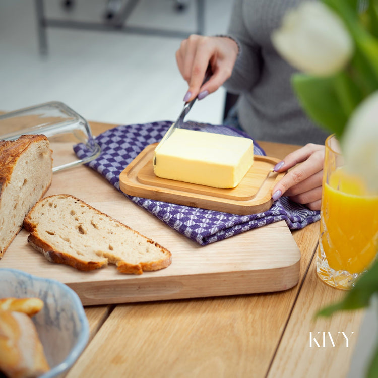 Large Butter Dish with Lid
