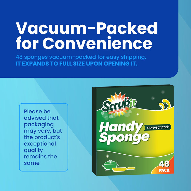 48 Count Sponges Kitchen for Dishes Cleaning