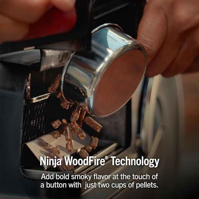 Ninja FlexFlame Grill and Smoker | Electric and Propane Grill, Roaster, BBQ Grill | 5-in-1 Cooking System | 3 Burner | Digital Control | Outdoor Cooking, Griddle, Pizza Maker | Green | PG301GN