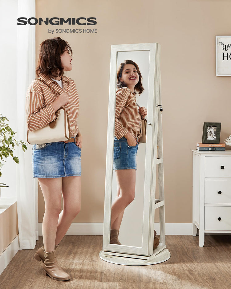 360° Swivel Jewelry Cabinet