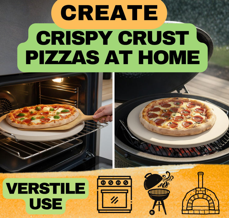 Large Pizza Stone for Oven 16 inch