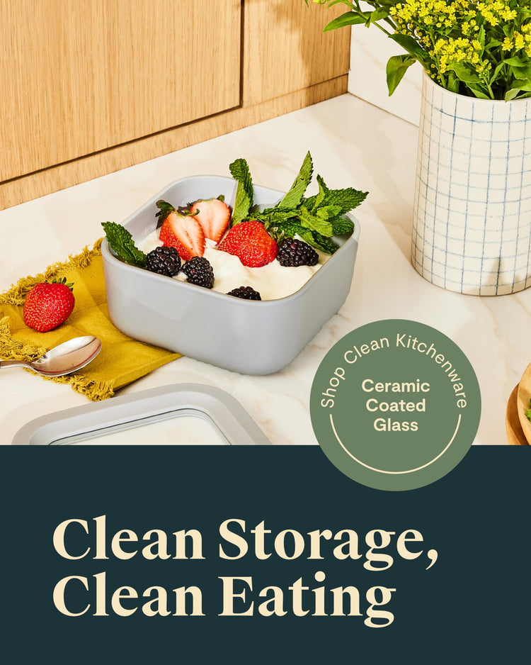 6 Piece Glass Food Storage Container Set (6 Count)
