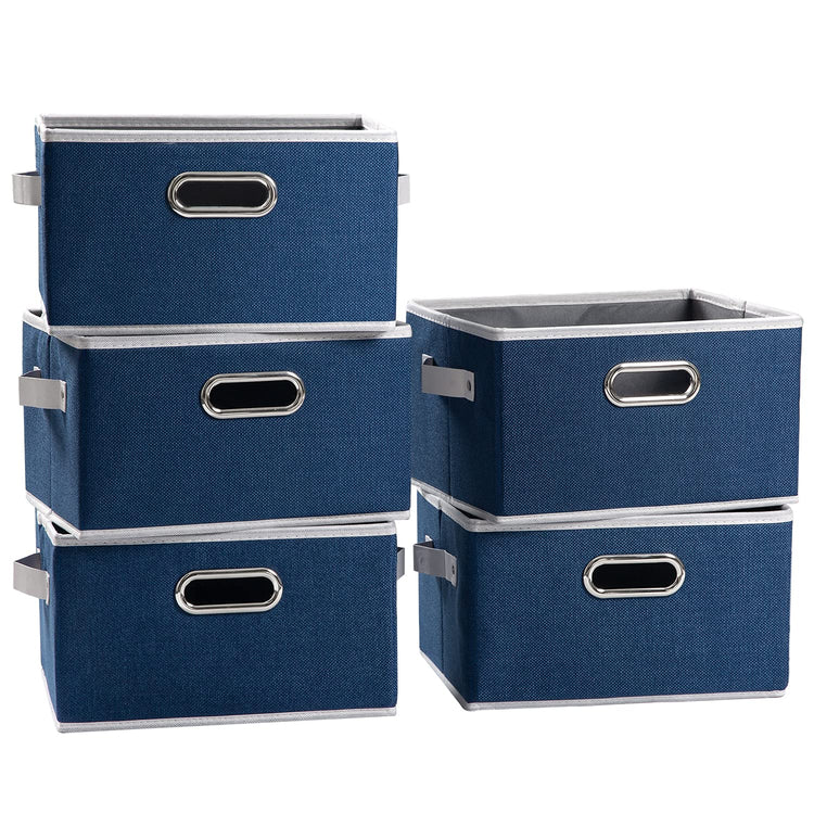Fodable Storage Baskets for Closet [5 (5 Count)