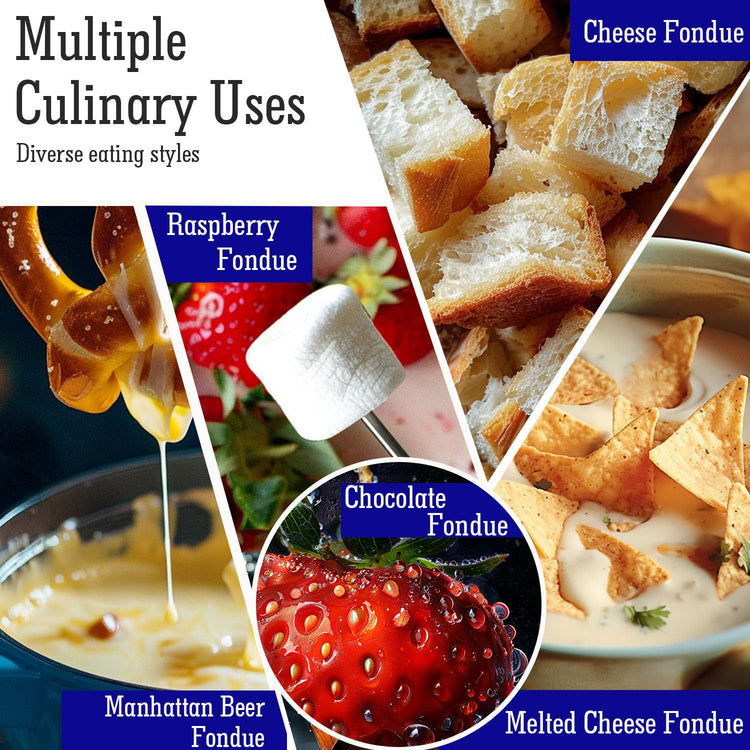 Serene Summits Swiss Design Fondue Set for Party