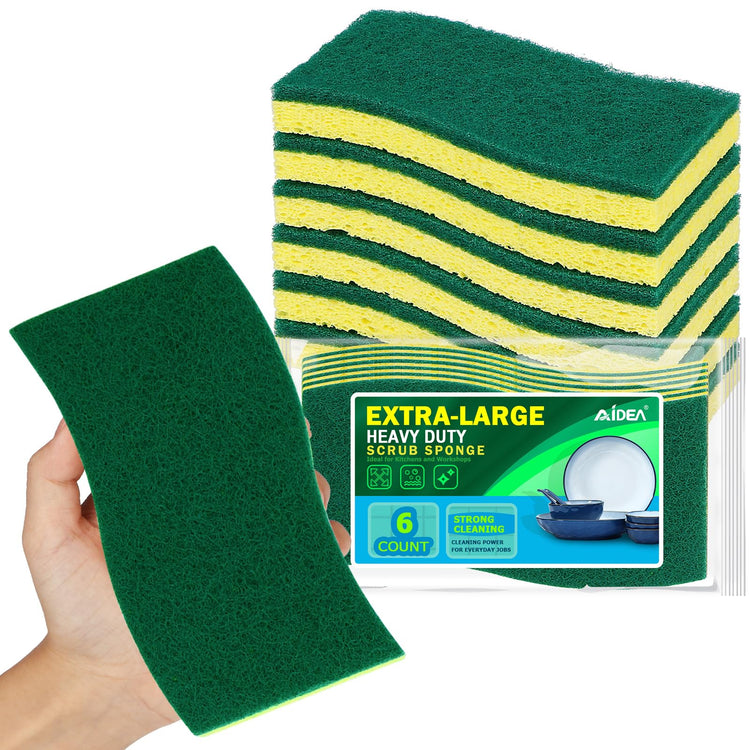 XL Scrub Sponges Kitchen 6Count (6 Count)